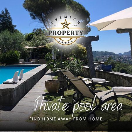 Morbio Inferiore Suite Room With Private Pool Area, Near Como Lake, Private Parking I Villa Dei Leoni מראה חיצוני תמונה